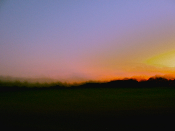 Sunset at the Sourlands photo: heidi echternacht 